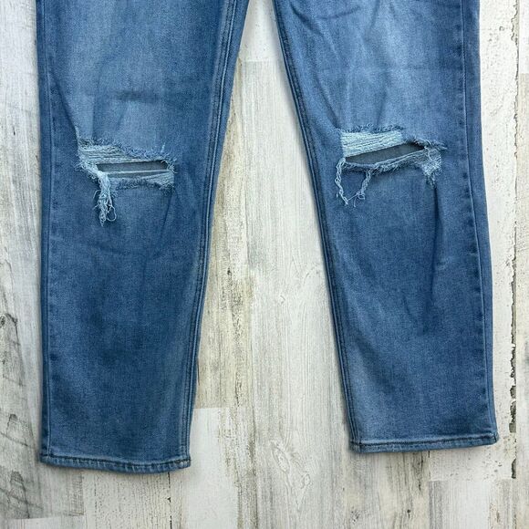 HIDDEN DISTRESSED STRAIGHT LEG  JEANS SIZE 31 - Picture 4 of 10
